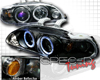 SpecD Black Halo Projector Headlights Honda Civic 92-95 4D