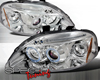 SpecD Chrome Halo LED Projector Headlights Honda Civic 99-00