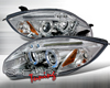 SpecD Chrome Halo LED Projector Headlights Mitsubishi Eclipse 06-08