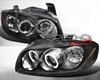 SpecD Black Halo LED Projector Headlights Nissan Sentra 04-06