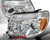 SpecD Chrome Halo LED Projector Headlights Toyota Tacoma 05-10