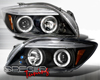 SpecD Black Halo LED Projector Headlights Scion tC 05-10