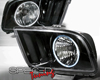 SpecD Black CCFL Halo Headlights Ford Mustang 05-09