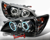 SpecD Black CCFL Halo LED Projector Headlights Lexus IS300 01-05