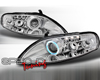 SpecD Chrome CCFL Halo Projector Headlights Lexus SC300/400 92-99