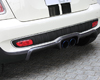 3D Design Carbon Fiber Rear Diffuser Mini Cooper S R55 R56 07-12