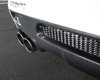 3D Design Carbon Fiber Rear Diffuser Single Exhaust BMW 1 Series E82 M-Sport 04-11