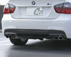 3D Design Carbon Fiber Rear Diffuser Dual Exhaust BMW 3 Series E90 M-Sport 06-11