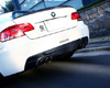 3D Design Carbon Fiber Rear Diffuser 4 Tip Exhaust BMW 3 Series E92 E93 335i Coupe Convertible M-Sport 06+