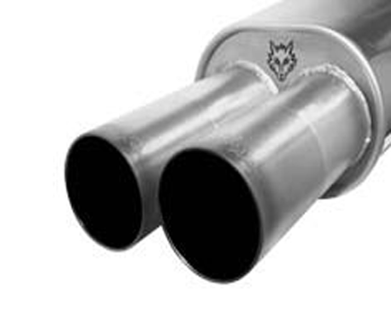 REMUS Sound Titanium Dual Tip Universal Rear Muffler Without Homologation