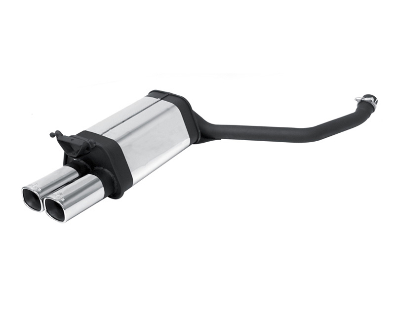 REMUS Square Dual Tip Rear Muffler Mercedes 190E 2.0L W201 90+