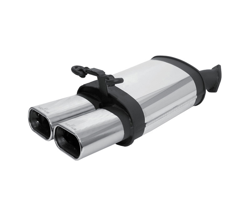 REMUS Square Dual Tip Rear Muffler Mercedes 280SL R129