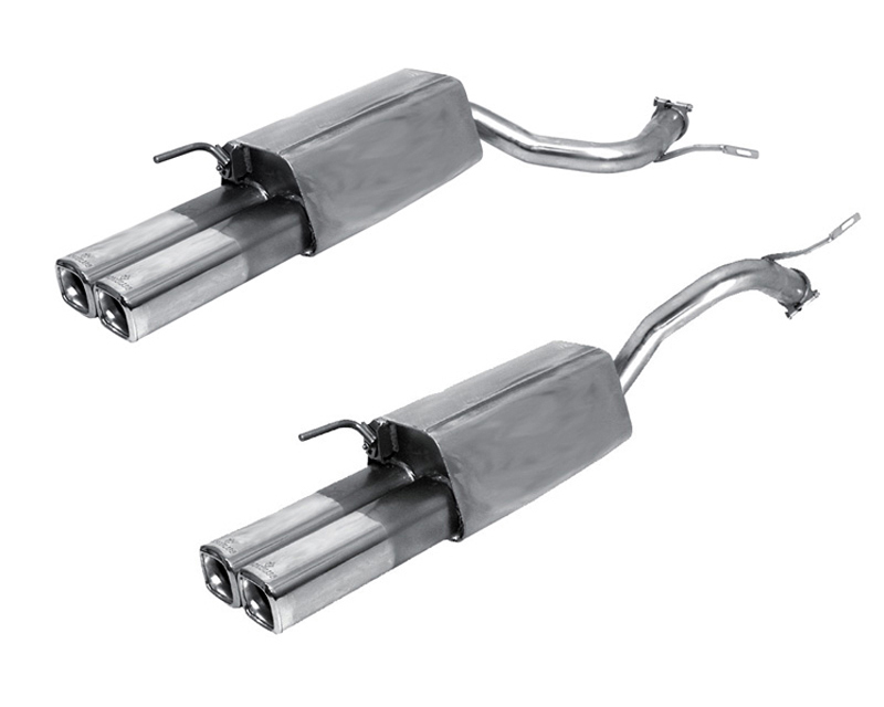 REMUS Square Quad Tip Complete System Mercedes CL500 5.0L W215 00+