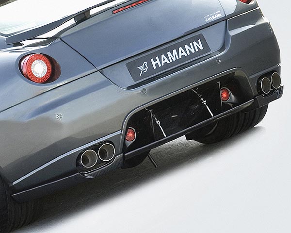 Hamann 3-Pc Carbon Fiber Rear Diffuser Ferrari 599 06-11