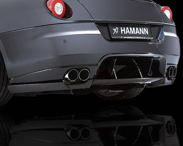 Hamann 3-Pc Fiberglass Rear Diffuser Ferrari 599 06-11