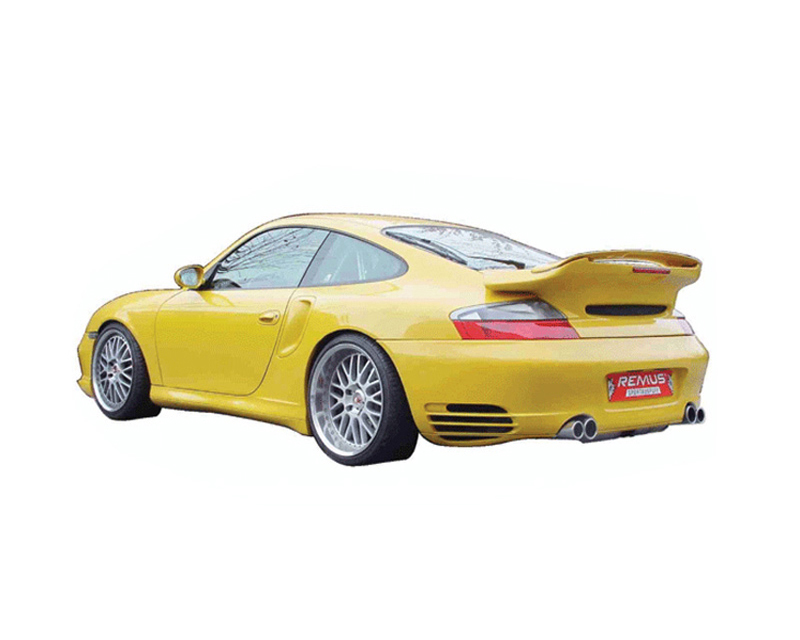 REMUS Round Quad Tip Rear Muffler Porsche 911 3.6L 996 03+