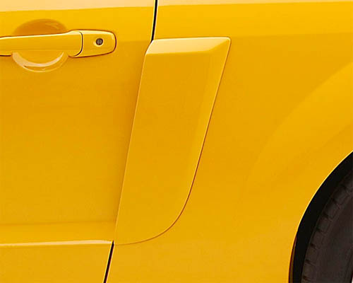 3dCarbon Side Quarter Panel Scoops Pair Ford Mustang GT V6 05-09