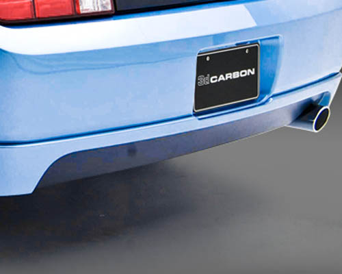 3dCarbon Rear Lower Skirt Single Exhaust Port Ford Mustang V6 05-09