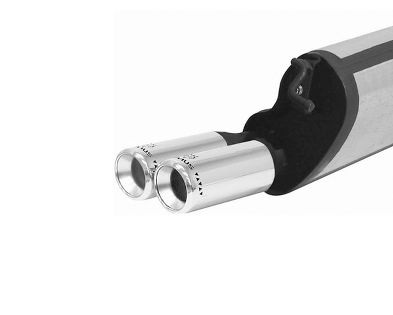 REMUS Street Racing Style Dual Tip Stainless Steel Rear Muffler Mini Cooper S 1.6L 02+