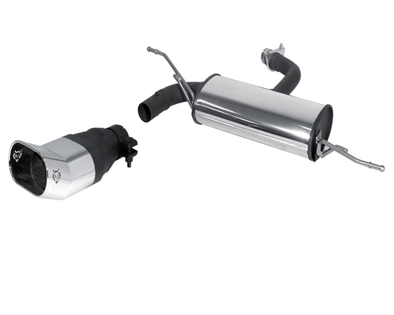 REMUS PowerSound Square Rallye-Design Tip Rear Muffler w/ Valve Control Audi A3 1.6L Typ 8L 96+