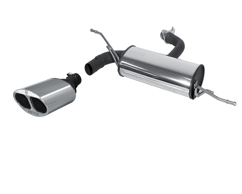 REMUS PowerSound Oval Dual Tip Rear Muffler w/ Valve Control Audi A3 Sportback 2.0L FSI Typ 8P 04+
