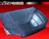 VIS Racing Carbon Fiber OEM Hood Honda Civic 4dr 92-95