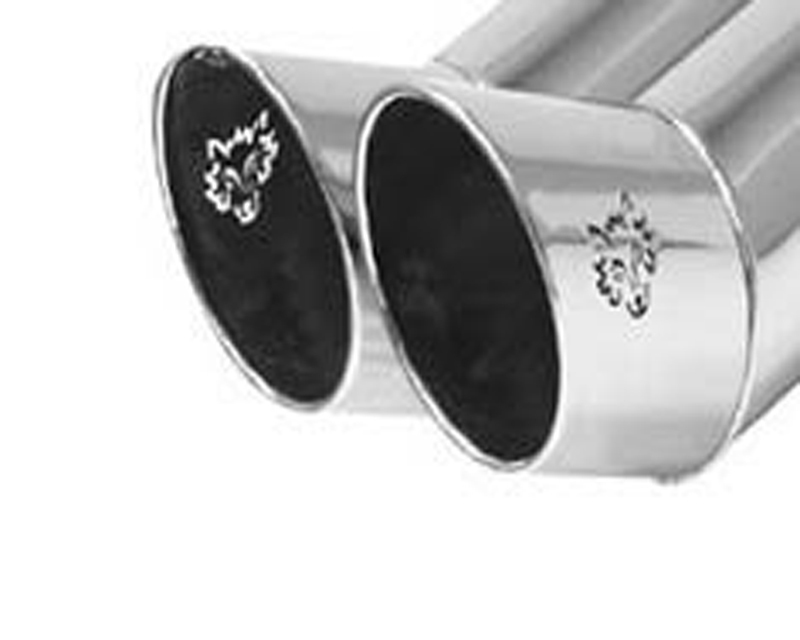 REMUS Round Rallye-Design Tip Universal Rear Muffler Without Homologation