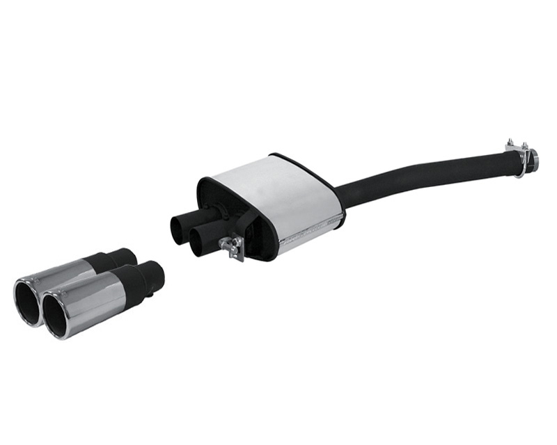 REMUS Square Dual Tip PowerSound Rear Muffler Volkswagen Jetta 1.6L 1KM Sedan 05+