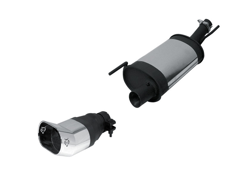 REMUS PowerSound Oval Rallye-Design Tip Rear Muffler w/ Valve Control Volkswagen Golf III 1.6L 91+