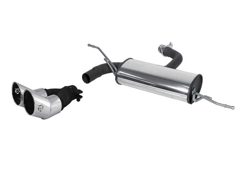 REMUS Round Rallye-Design Dual Tip Rear Muffler Volkswagen Golf V 2.0L TFSI GTI 1K 04+