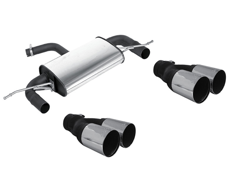 REMUS Round Quad Tip Rear Muffler Volkswagen Golf V 2.0L TFSI GTI 1K 04+