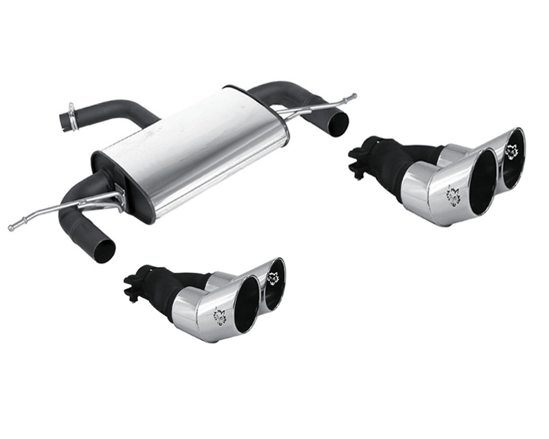 REMUS Round Rallye-Design Quad Tip Rear Muffler Volkswagen Golf V 2.0L TFSI GTI 1K 04+