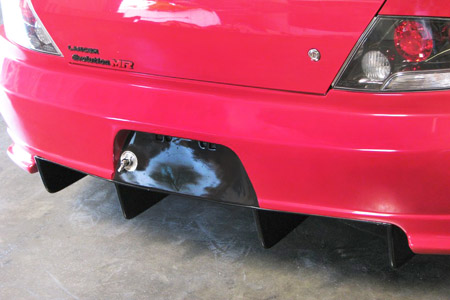 APR PerformanceCarbon Fiber Rear Diffuser/APR Widebody Kit Bumper Only for Mitsubishi/Evil-R Kit APR Widebody Only