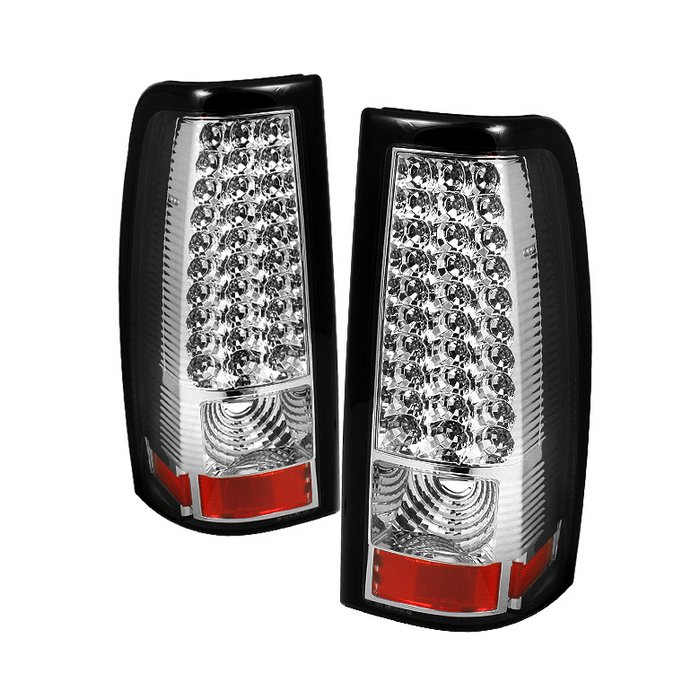 Spyder Chrome LED Tail Lights Chevrolet Silverado GMC Sierra 99-02