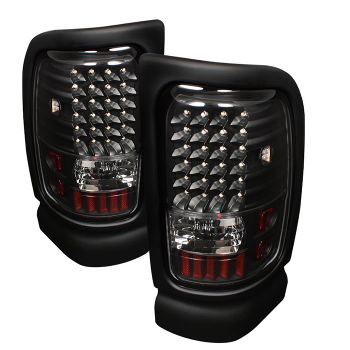 Spyder Black LED Tail Lights Dodge Ram 94-01