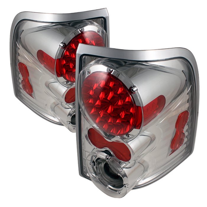 Spyder chrome LED Tail Lights Ford Explorer 4DR (Except Sport Trac) 02-05