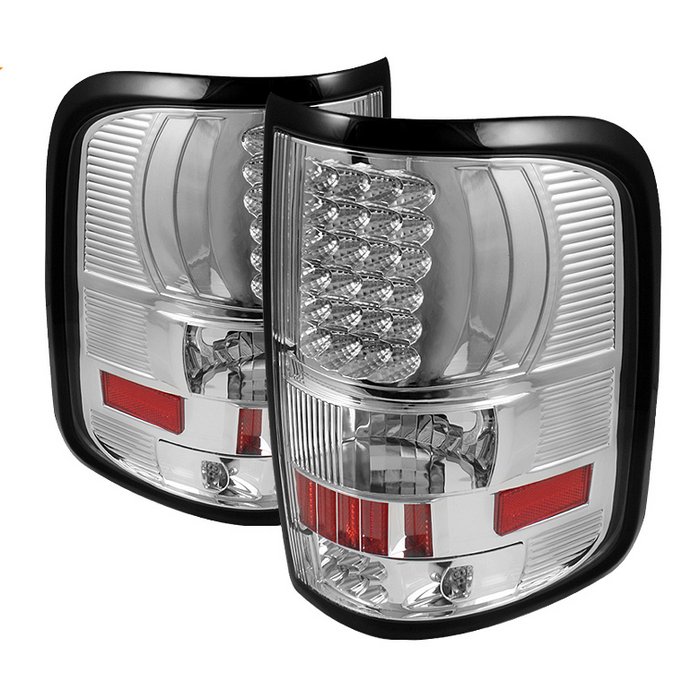 Spyder chrome LED Tail Lights Ford F150 Styleside 04-07