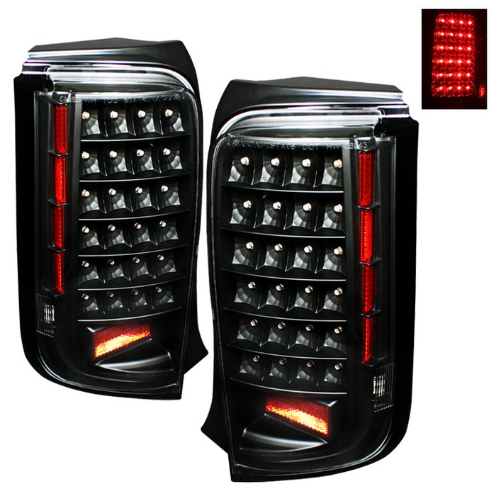 Spyder black LED Tail Lights Scion XB 08-11