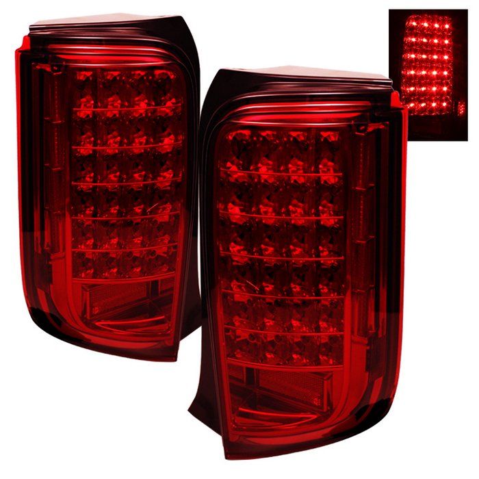 Spyder red LED Tail Lights Scion XB 08-11