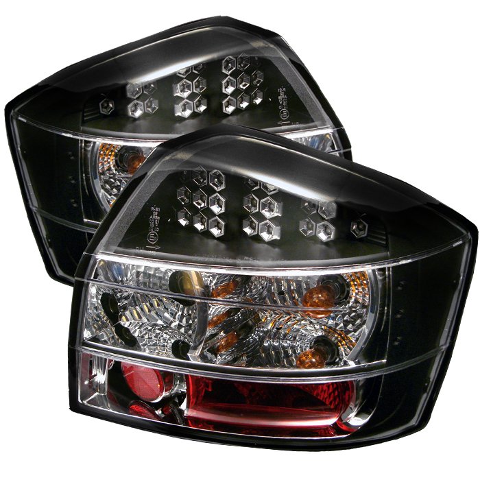 Spyder black LED Tail Lights Audi A4 02-05