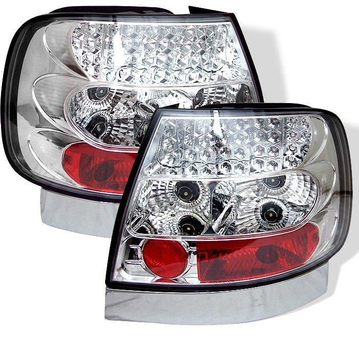 Spyder chrome LED Tail Lights Audi A4 96-01