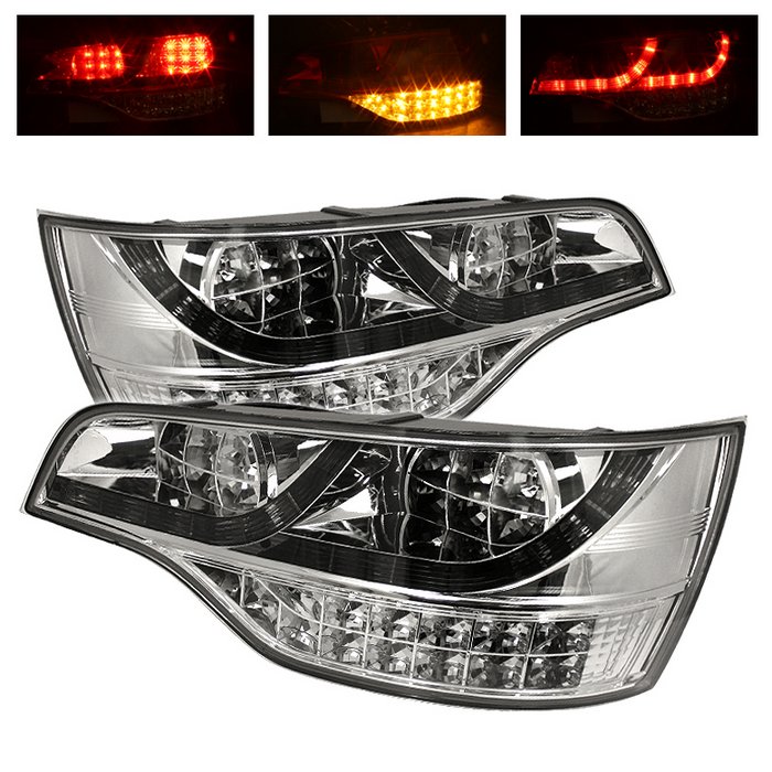 Spyder chrome LED Tail Lights Audi Q7 07-09