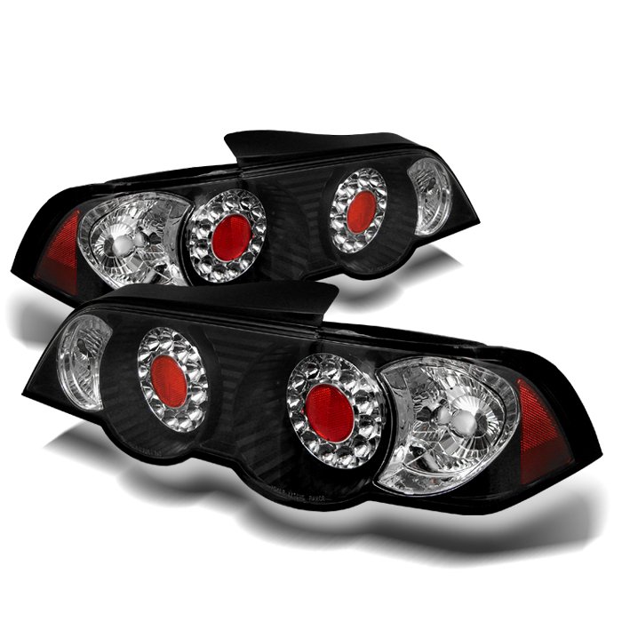 Spyder Black LED Tail Lights Acura RSX 02-04