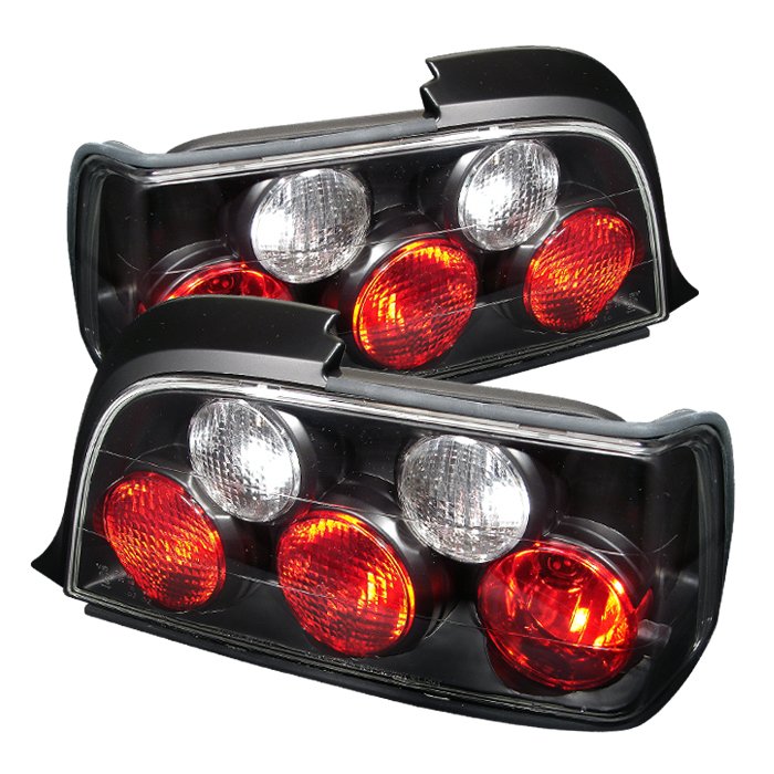 Spyder Black Altezza Tail Lights BMW E36 3-Series 2DR 92-98