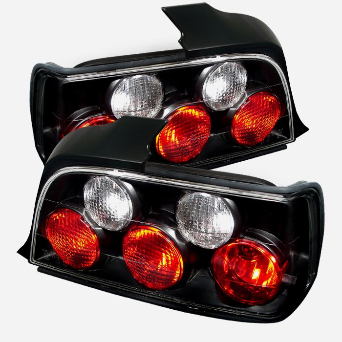 Spyder Black Altezza Tail Lights BMW E36 3-Series 4DR 92-98