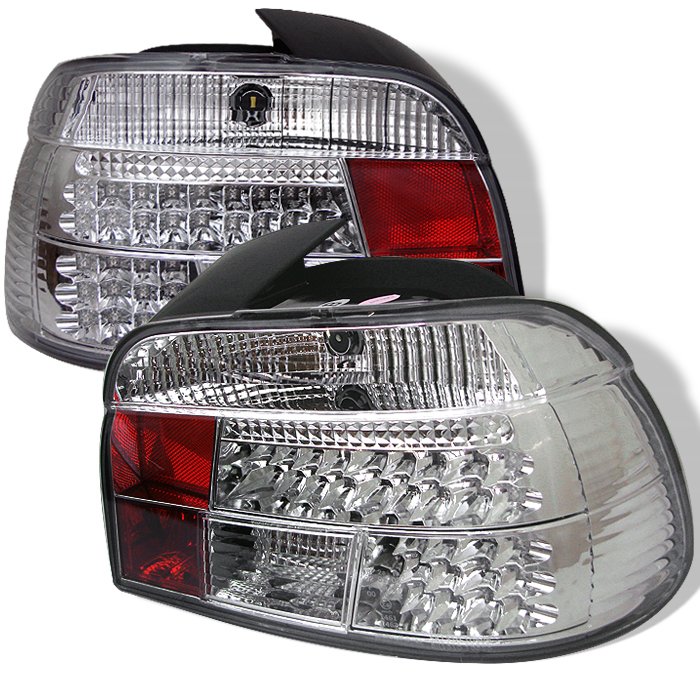 Spyder chrome LED Tail Lights BMW E39 5-Series 97-03