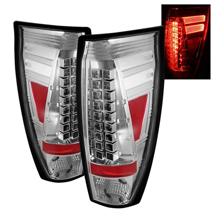 Spyder LED Chrome Tail Lights Chevrolet Avalanche 02-06