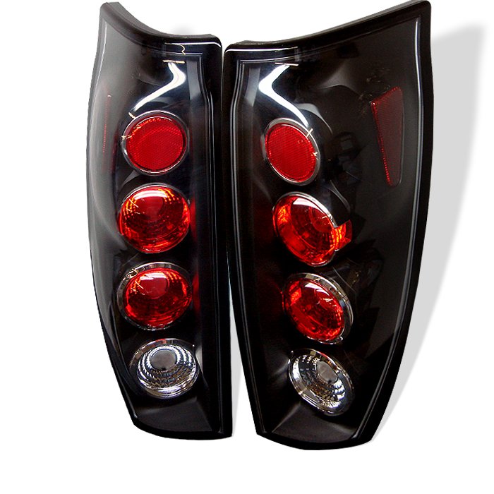 Spyder Altezza Black Tail Lights Chevrolet Avalanche 02-06