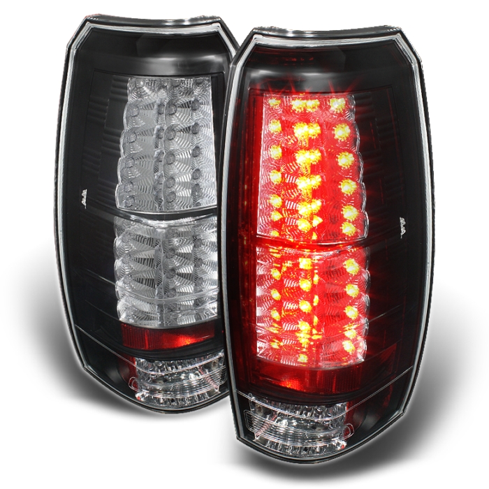 Spyder LED Black Tail Lights Chevrolet Avalanche 07-10