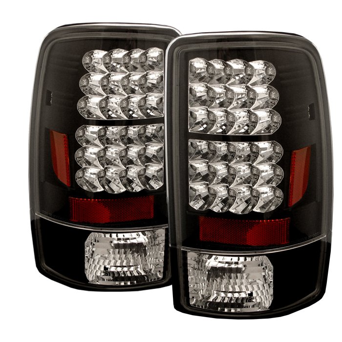 Spyder Lift Gate Style Only LED Black Tail Lights Chevrolet Suburban Tahoe 1500 2500 00-06